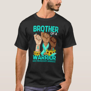 Hand Brother Of A Warrior Addiction Recovery Aware T-Shirt