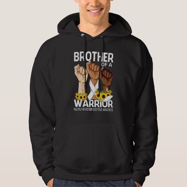 Hand Brother Of A Warrior Multiple Hereditary Exos Hoodie (Front)