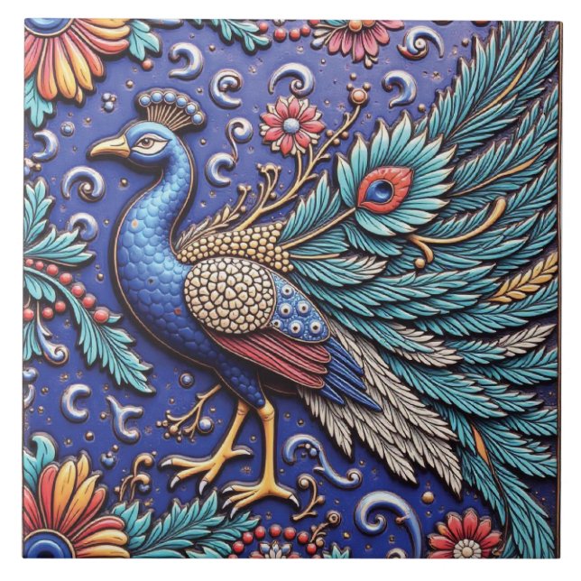 Hand-Carved Divinity Tile (Front)