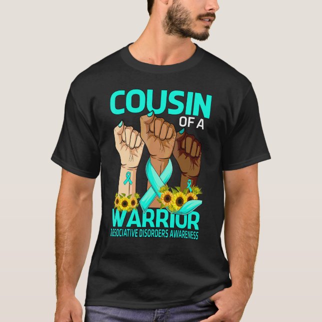 Hand Cousin Of A Warrior Dissociative Disorders Aw T-Shirt (Front)