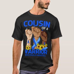Hand Cousin Of A Warrior Hydrocephalus Awareness S T-Shirt