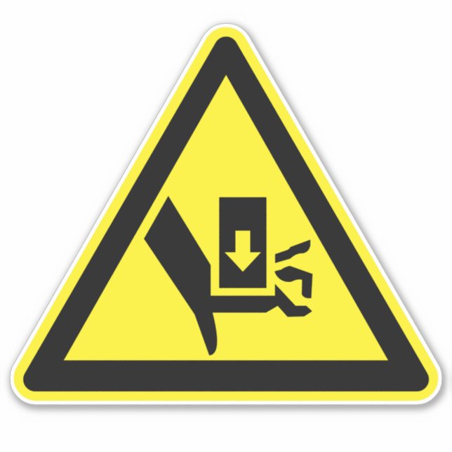 Hand Crush Force from Above Label (Front)