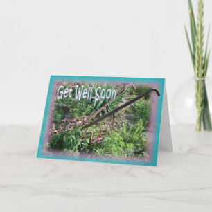 Hand Cultivator-get well, customize Card