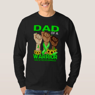 Hand Dad Of A Warrior Manic Depression Awareness T-Shirt