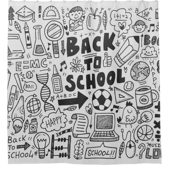 hand draw doodle school element (Front)