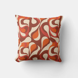 hand draw etnic pattern. Stylish designbackground, Throw Pillow