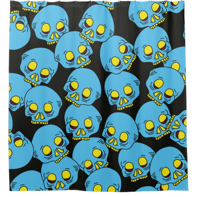 Hand draw skull pattern. Seamless skull pattern re (Front)