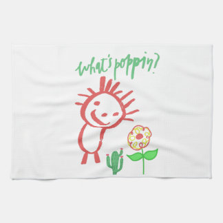 hand drawing baby  kitchen towel