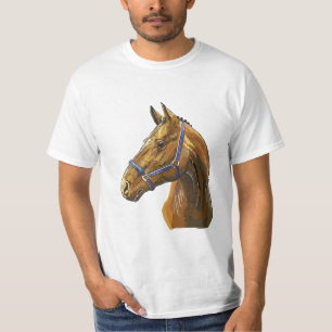 Hand drawing chestnut horse T-Shirt