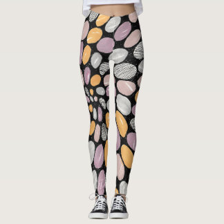 Hand-Drawn Abstract Art Leggings