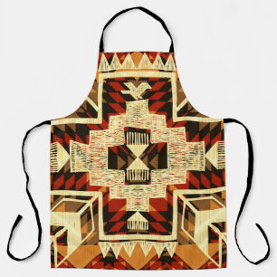 Hand drawn abstract illustration native American s Apron