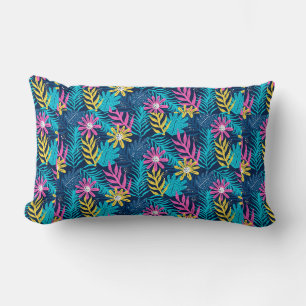 Hand Drawn Abstract Pattern With Plants-86761 Lumbar Pillow