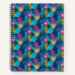 Hand Drawn Abstract Pattern With Plants-86761 Notebook