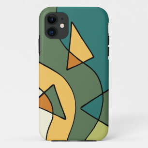 Hand drawn abstract vintage design    iPhone 11 case