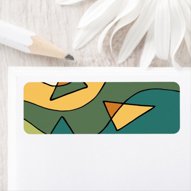 Hand drawn abstract vintage design tote bag (Insitu)