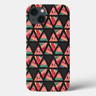 Hand Drawn Abstract Watermelon Pattern iPhone 13 Case