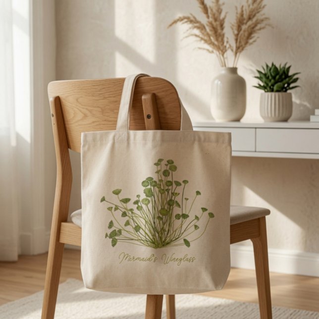 Hand drawn Acetabularia Seaweed  Tote Bag (Creator Uploaded)