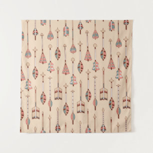 Hand-Drawn Arrows, Colourful Vintage. Tapestry
