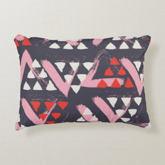 Hand-Drawn Artistic Pattern Display Accent Pillow