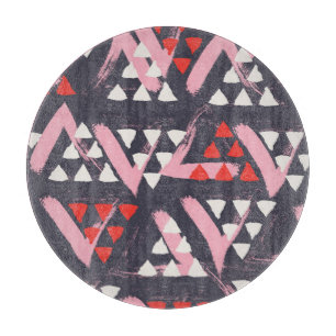 Hand-Drawn Artistic Pattern Display Cutting Board