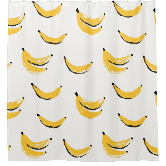 Hand-drawn bananas, stylish seamless pattern. (Front)