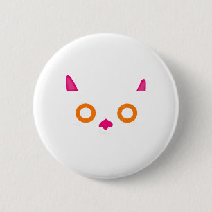Hand Drawn Bat Costume Boys Girls Funny Toddler Ha 2 Inch Round Button