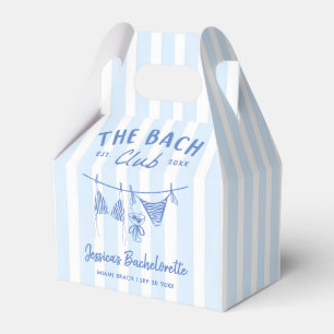 Hand Drawn Bikinis Coastal Bachelorette Weekend Favor Box