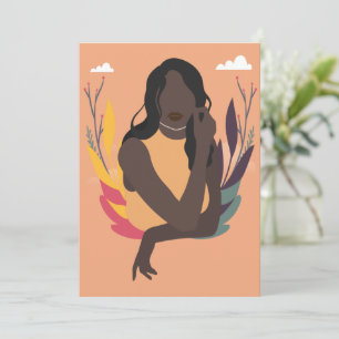 Hand Drawn Black Awareness Day Concept Fun 2/3 Holiday Card