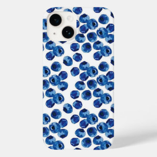 Hand Drawn Blue Berry Fruit Case