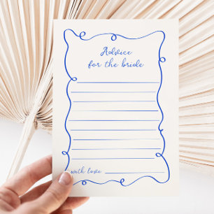 Hand Drawn Blue Frame Advice Card