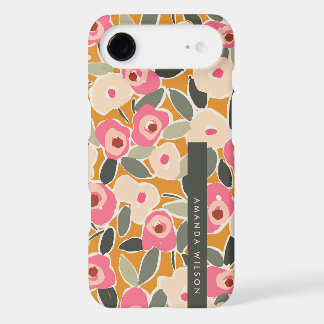 Hand-Drawn Bold Inky Floral Pattern- Sunlit Meadow