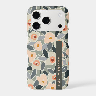 Hand-Drawn Bold Inky Floral Pattern- Sunlit Meadow