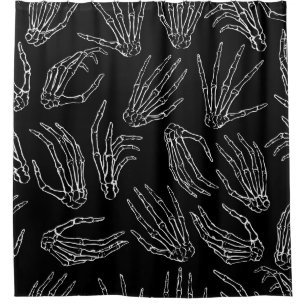 Hand-Drawn Bones, Engraving Style Background.