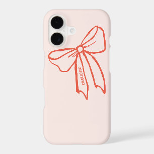 Hand drawn Bow Pink iPhone XR Case Case-Mate