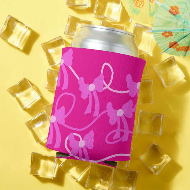 Hand-drawn Bows Pink  Lovers Can Cooler (In Situ Summer)