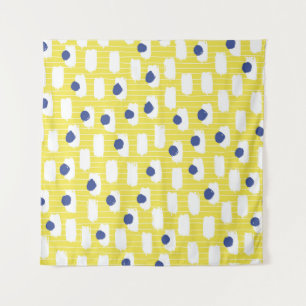 Hand drawn brush stroke seamless pattern.  tapestry