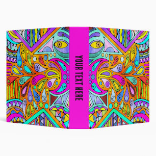 Hand Drawn By EDDArt - Blah Blah Blah 1 Binder