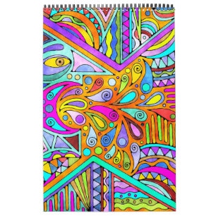 Hand Drawn By EDDArt - Blah Blah Blah 1 Calendar
