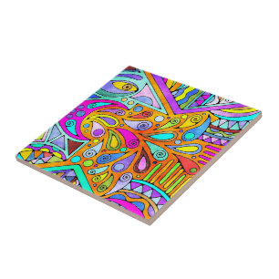 Hand Drawn By EDDArt - Blah Blah Blah 1 Tile