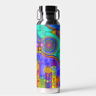 Hand Drawn By EDDArt - Come together 2 Water Bottle