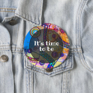 Hand Drawn By EDDArt - Dream Scale 1 4 Inch Round Button
