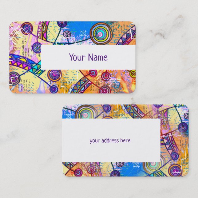 Hand Drawn By EDDArt - Dream Scale 1 Business Card (Front/Back)