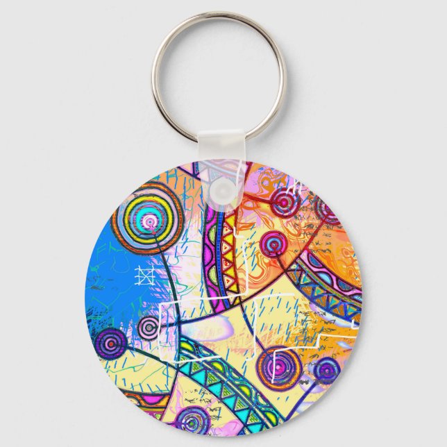 Hand Drawn By EDDArt - Dream Scale 1 Keychain (Front)