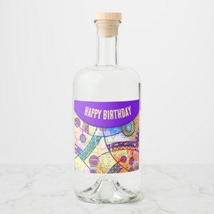 Hand Drawn By EDDArt - Dream Scale 1 Liquor Bottle Label