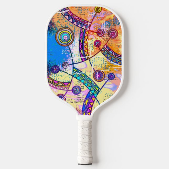 Hand Drawn By EDDArt - Dream Scale 1 Pickleball Paddle (Front)