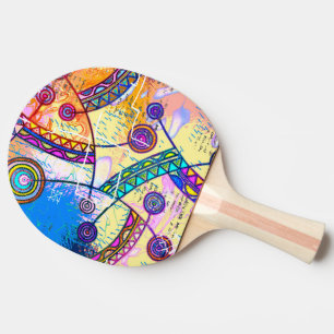 Hand Drawn By EDDArt - Dream Scale 1 Ping Pong Paddle