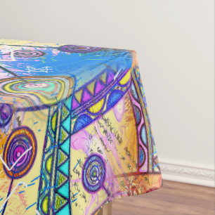 Hand Drawn By EDDArt - Dream Scale 1 Tablecloth
