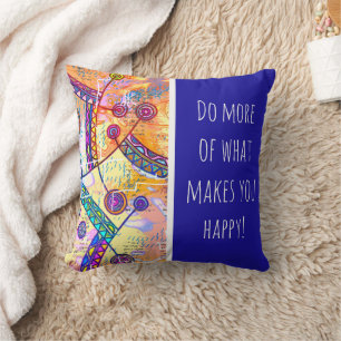 Hand Drawn By EDDArt - Dream Scale 1 Throw Pillow