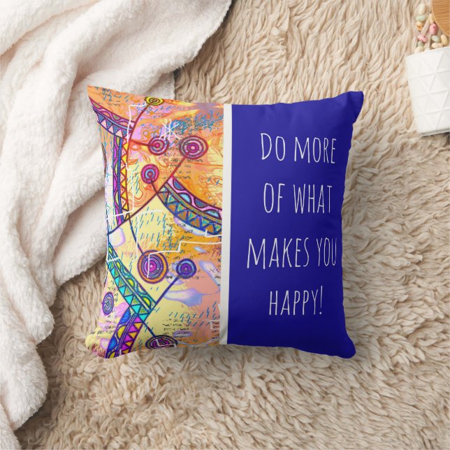 Hand Drawn By EDDArt - Dream Scale 1 Throw Pillow (Blanket)