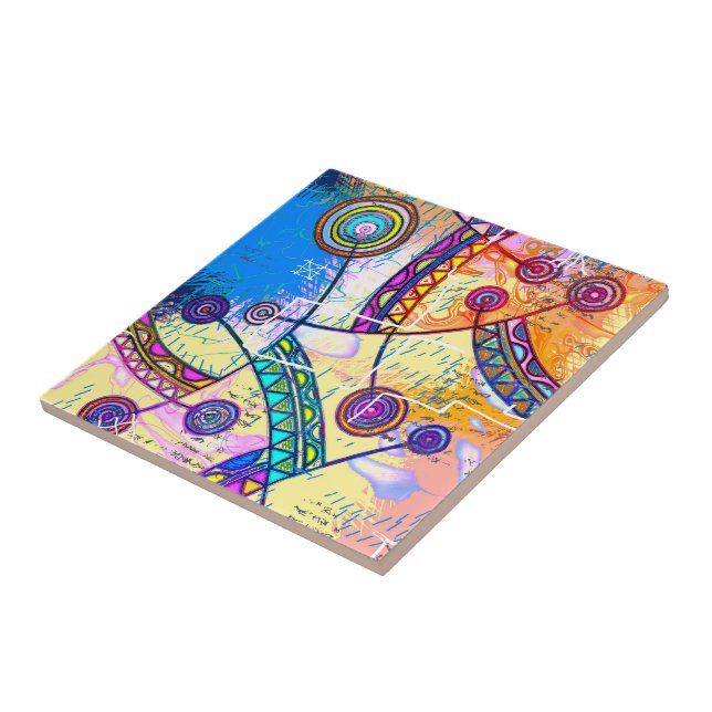 Hand Drawn By EDDArt - Dream Scale 1 Tile (Side)